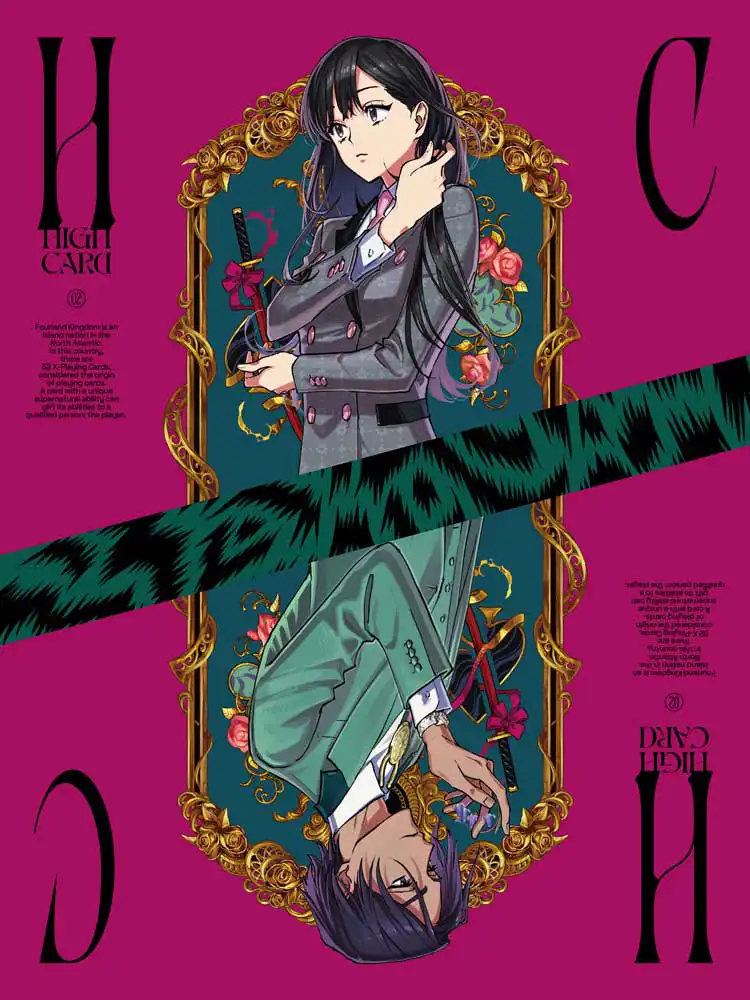 DVD Anime High Card: ハイカード - Complete TV Series Vol 1-12 End